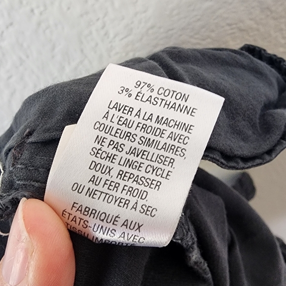 Nili Lotan Charcoal Gray East Hampton Chino Raw Frayed Pants 6 - Picture 7 of 7